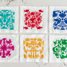 Load image into Gallery viewer, Otomi Cocktail Napkin Set of Six
